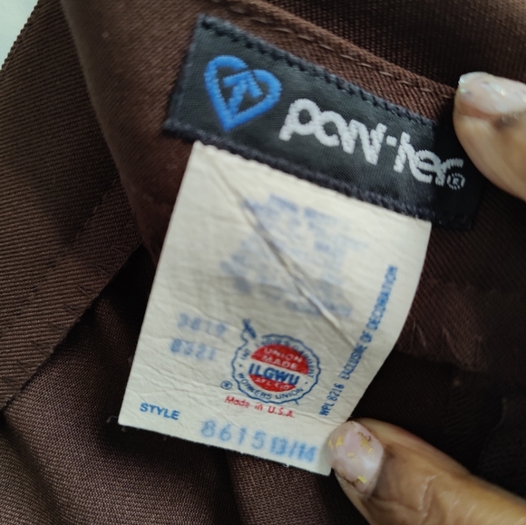 Vintage Chocolate Brown Skirt / 70s / Sz 13/14 - Picture 6 of 6